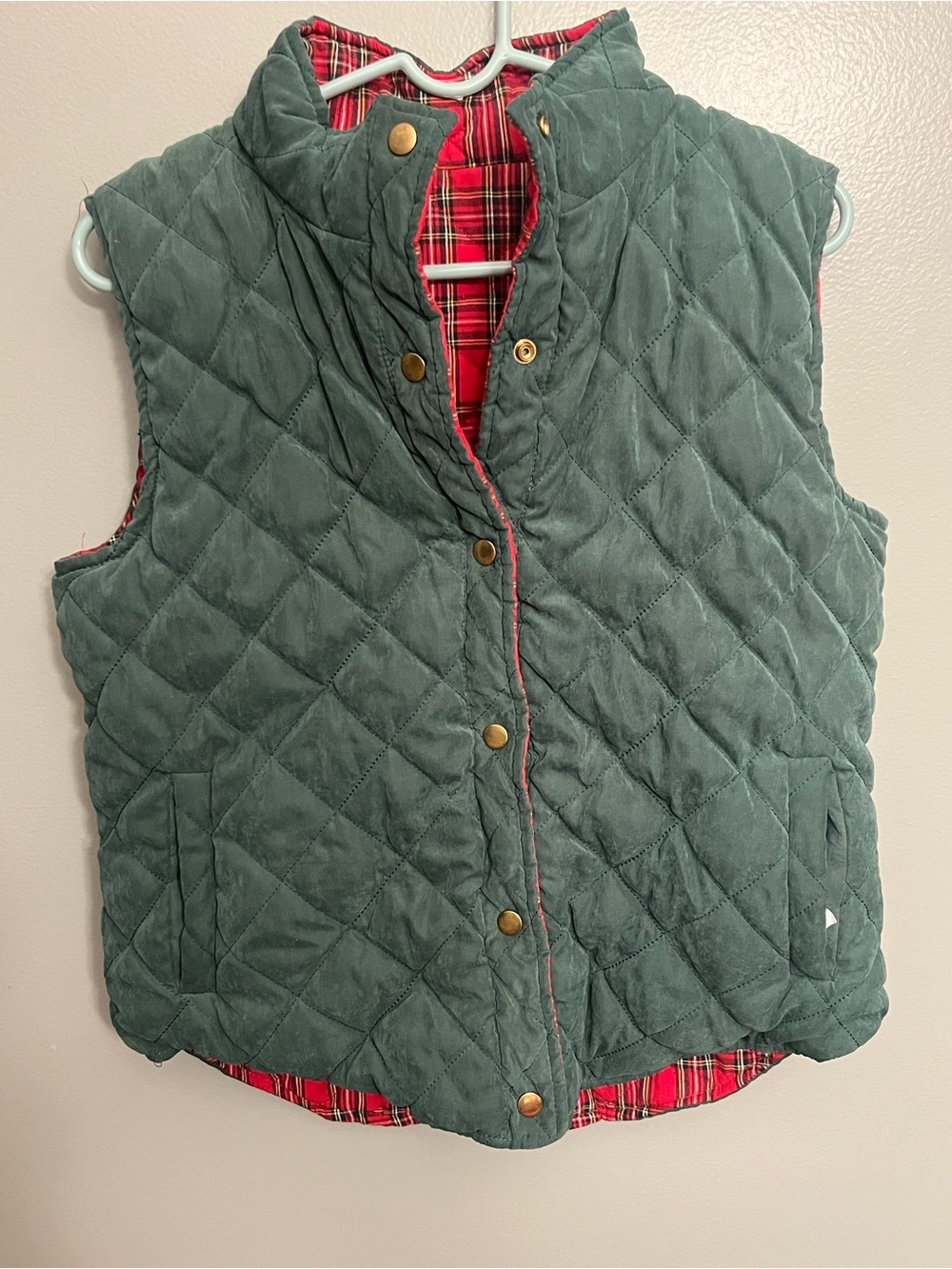 Quilted Reversible Puffer Vest